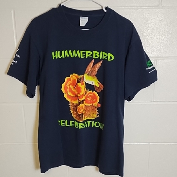 Hummerbird Celebration Graphic T-Shirt - Picture 1 of 11